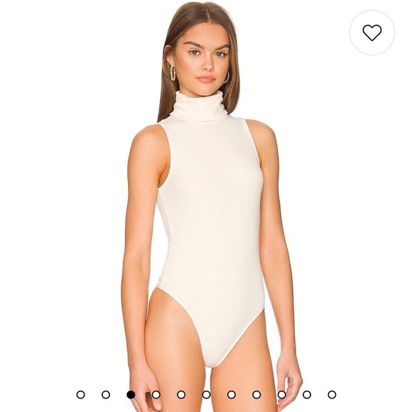 Show Me Your Mumu Turtle Bodysuit in Cream Rib Knit - Picture 3 of 5